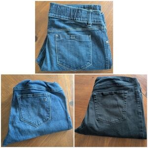 3️⃣ Pair Of MATERNITY Skinny👖 Jessica Simpson / Old Navy / Isabel; Size: M & 8